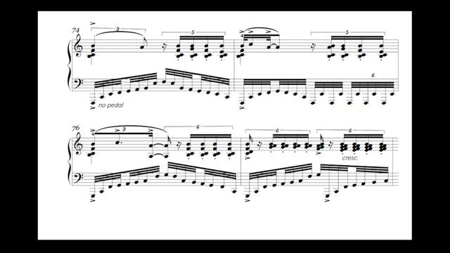 The Phoenix (Fifth Piano Sonata) by Brian Ciach [w/ score] смотреть онлайн