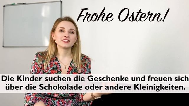 Ostern In Deutschland. Traditionen / Easter In Germany. Learn German With Natalia