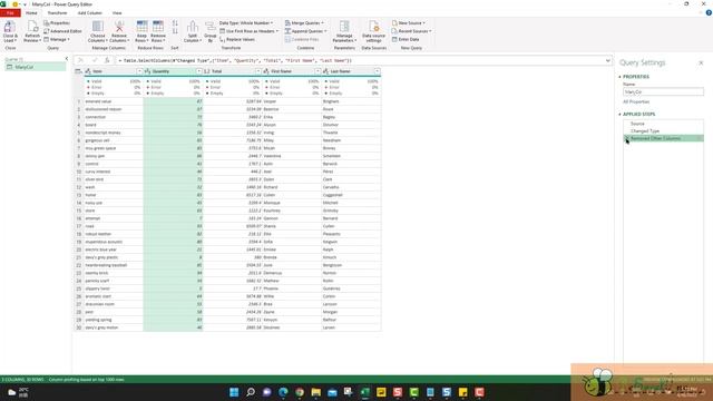 Power Query Basic 05 - Select the columns that you need смотреть онлайн