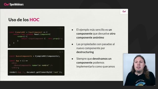 3 1 Componentes de alto nivel o HOC | REACT INTERMEDIO смотреть онлайн