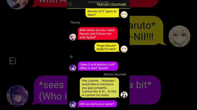 Transported Naruto in Genshin Impact EP14 •/ Naruto × Ei /• Genshin Impact Texting Story смотреть онлайн