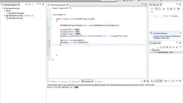 Java HashMap tutorial смотреть онлайн