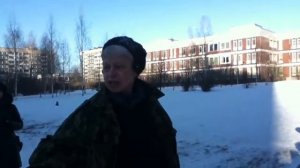 Наталья Морская Пехота во дворе ( Natalia marines in a yard )