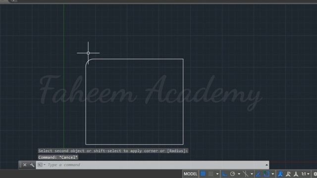 fillet command in autocad | How to use fillet command in AutoCAD | смотреть онлайн