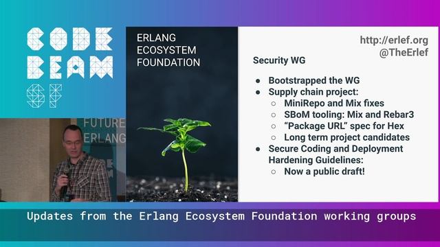 Updates from the erlang Ecosystem Foundation working groups смотреть онлайн
