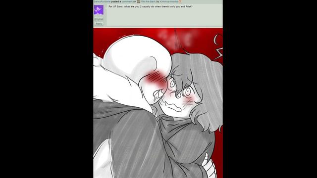 Comic QnA Sans and Frisk || Undertale AU смотреть онлайн