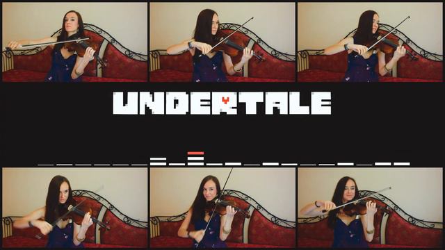 Undertale - Megalovania (Anastasia Soina violin) смотреть онлайн