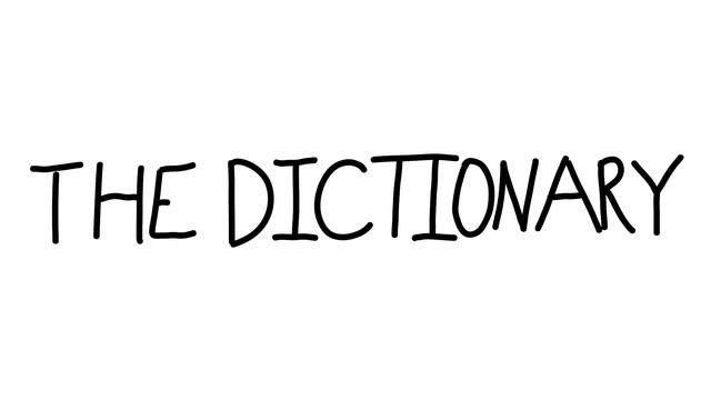 The Dictionary - #B61-70 (bath To Bead)