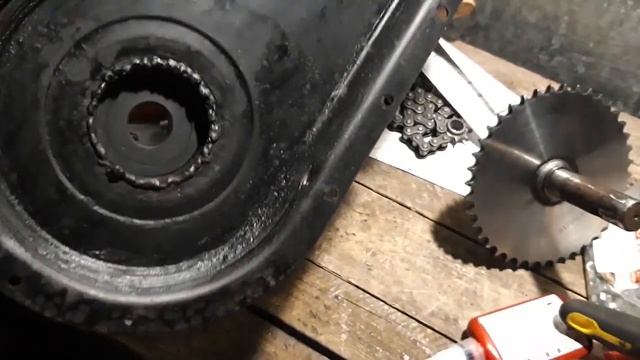 Ремонт нижнего редуктора мотокультиватора "Pubert Primo 55 HC2". смотреть онлайн