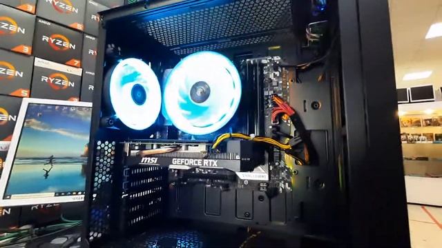 Сборка 2060 _64950₽_ i3 10100F / B460M Steel Legend / 16Gb / ssd256 / RTX 2060 / 650W / MSI Vampiri смотреть онлайн