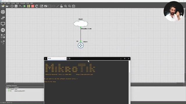MikroTik CHR + VirtualBox + GNS3 = LAB! смотреть онлайн