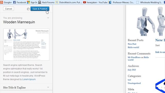 WordPress Tutorial 3 - Themes and Widgets смотреть онлайн