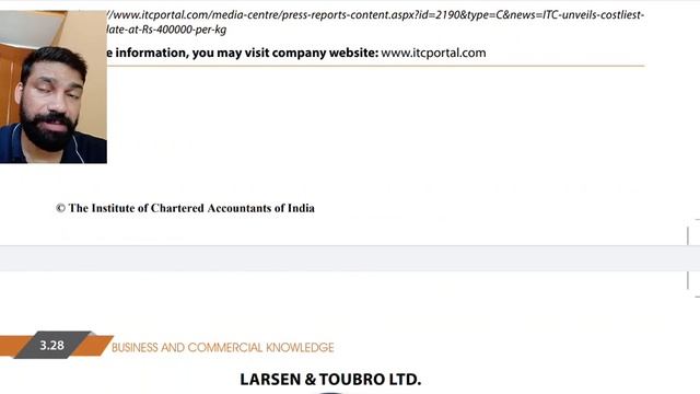 Chpter -3 ,BCK,CA foundation, Tata,ITC, reliance,l&t in detail,ved Soni,rohtak,CA Solution, смотреть онлайн