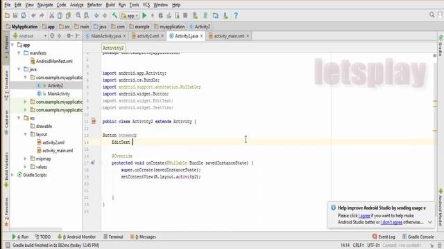 Video #25 - Android Tutorial - Android StartActivityForResult Example смотреть онлайн