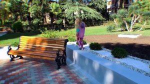 САНАТОРИЙ ЗОЛОТОЙ КОЛОС СОЧИ. Гуляем по территории