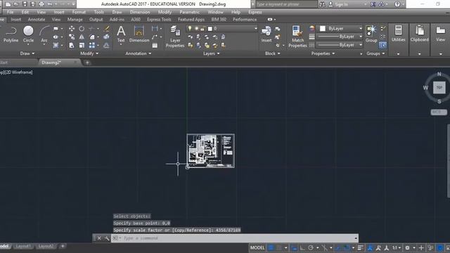 AutoCAD Inserting and Scaling PDF смотреть онлайн