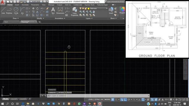 How to Draw a Simple Floor Plan with AutoCAD | Sinhala | Tutorial 2 смотреть онлайн