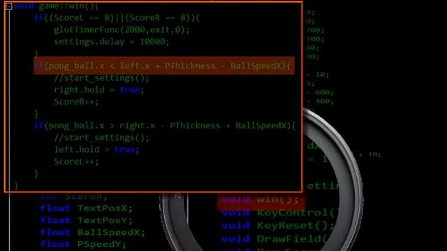 Пинг-Понг С++ Ping Pong C++ OpenGL rus смотреть онлайн