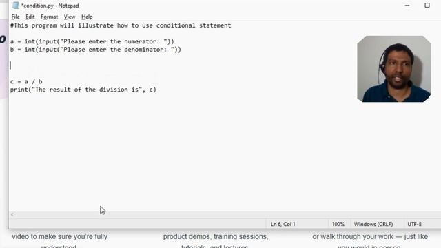Python for Beginners - Learn Python Now Without IDE - 5(Conditional Statements - If else) смотреть онлайн