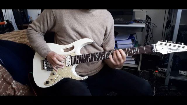 Improvisation with Ibanez JEM Jr 555 - DiMarzio Evolutions - Blackstar HT-Drive смотреть онлайн