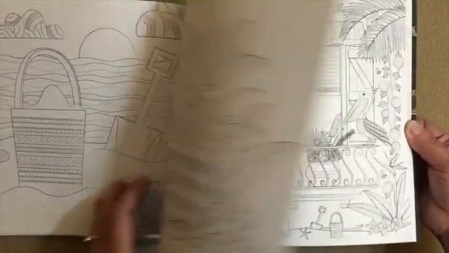 Home Away from Home: A Hand-Crafted Adult Coloring Book flip through смотреть онлайн