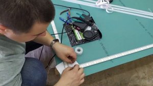 Зеркало в ванную комнату со светодиодной подсветкой своими руками.