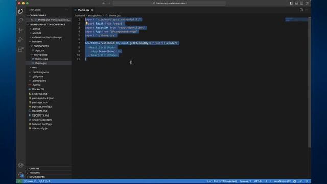 Shopify App Theme Extension using React and Tailwind CSS: Template Installation & Overview смотреть онлайн