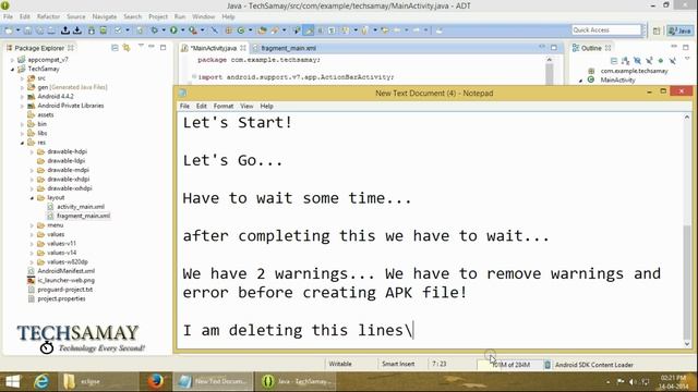 Create Your First Hello World Android Application. Full HD смотреть онлайн
