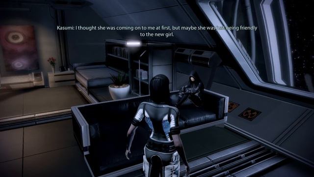 Mass Effect 2: Kasumi about Kelly and Shepard (romance) смотреть онлайн