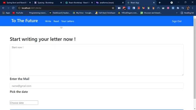 Frontend project using reactjs, bootstrap and css смотреть онлайн