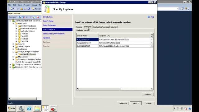 SQL Server 2012 - AlwaysOn Availability Group Configuration смотреть онлайн