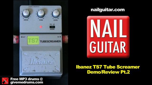 Tube Screamer Demo & Review - 'TS7' Ibanez Super Cheap Blues Distortion Pedal Pt.2 смотреть онлайн