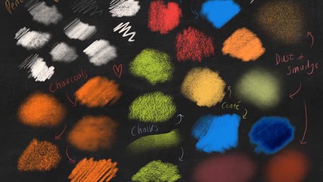 Brushes For Procreate: Dry Media Procreate Brushes смотреть онлайн