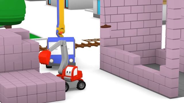 Fruits & Vegetables - Tiny Trucks for Kids with Street Vehicles Bulldozer, Excavator & Crane смотреть онлайн