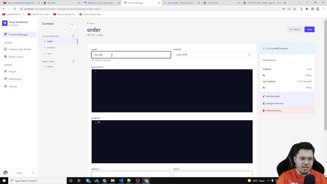 Project: Creating Ecommerce application with strapi | Strapi Tutorial #3 смотреть онлайн