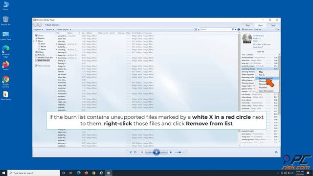 How to Fix "Windows Media Player cannot burn some of the files" Error смотреть онлайн