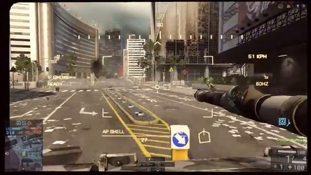 Battlefield 4- Tri Monitor Tank HUD Sucks! (5940x1080) смотреть онлайн