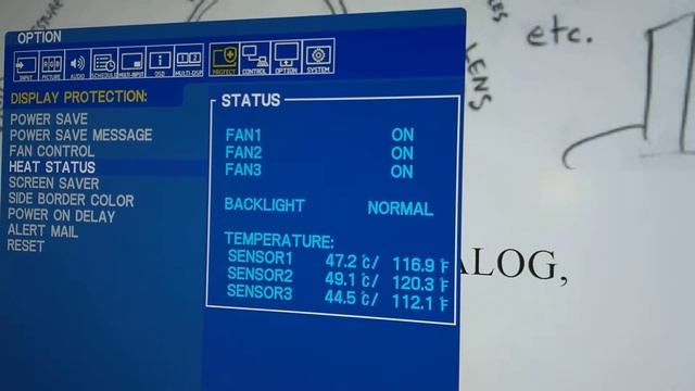 NEC Multisync P404 Display PRO eLED 40" fan noise - values смотреть онлайн