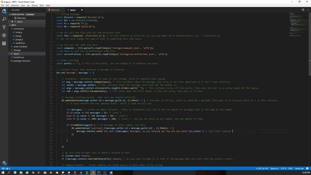 Discord Bot Tutorial 3.0 - Simple Message Leveling System [9] смотреть онлайн