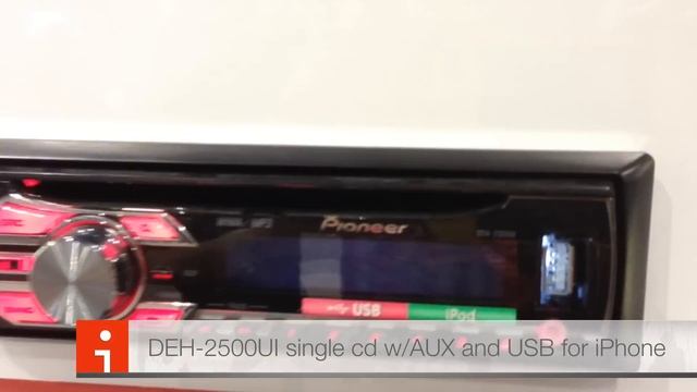 CES 2013 Pioneer Electronics DEH-2500UI CD AUX USB Las Vegas Convention Center смотреть онлайн