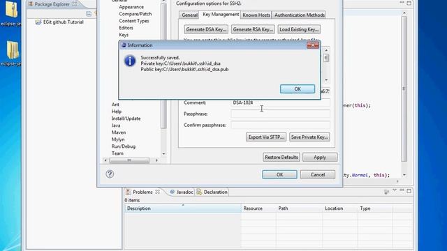 EGit github Tutorial смотреть онлайн