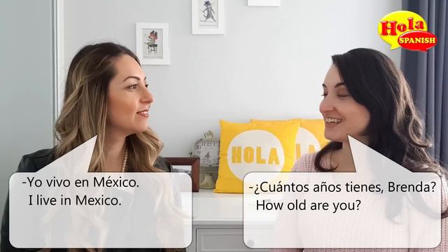 Basic Conversation Practice in Spanish for Beginners | HOLA SPANISH | BRENDA & ROMINA ROMANIELLO смотреть онлайн