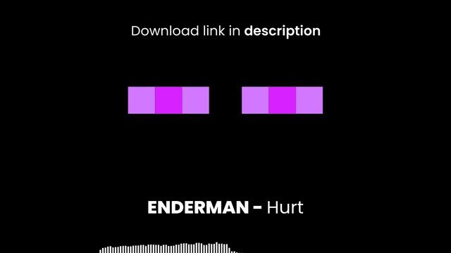 Minecraft Enderman Sound #12 - Hurt【With Download】