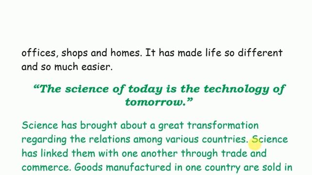 Science and Society Essay in English With Quotations For 2nd Year | Essay Writing смотреть онлайн