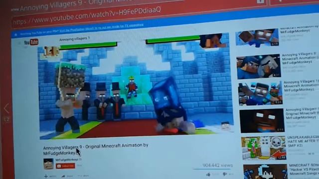 funniest moment in annoying villagers by mrfudgemonkeyz смотреть онлайн