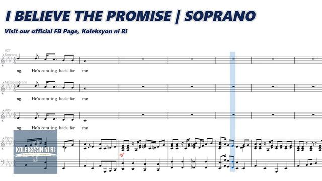 I Believe the Promise | Soprano | Piano смотреть онлайн