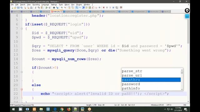 PHP 7 (a) Excercise 1 solved смотреть онлайн