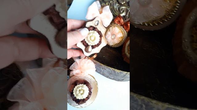 Christmas ornaments day 7 (2021), Decorative box, DIY, Handmade Christmas decoration, Beige brown смотреть онлайн