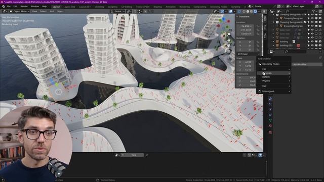 Top 8 new features in Blender 4.0 Beta useful for Architectu смотреть онлайн