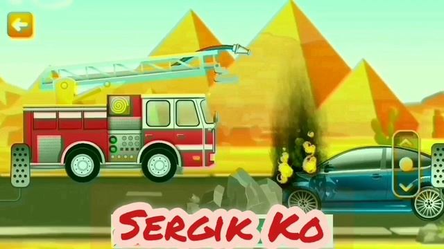 Мультик про машинки, пожарная техника. смотреть онлайн